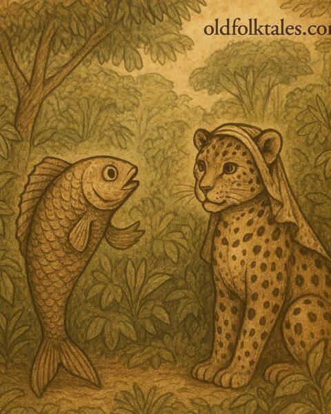The fish visiting the leopard’s wife in the bush while the leopard is away – Calabar folktale