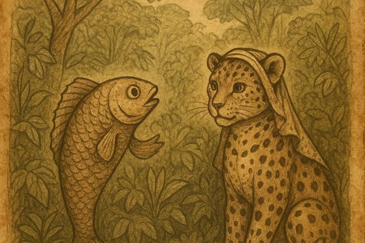 The fish visiting the leopard’s wife in the bush while the leopard is away – Calabar folktale