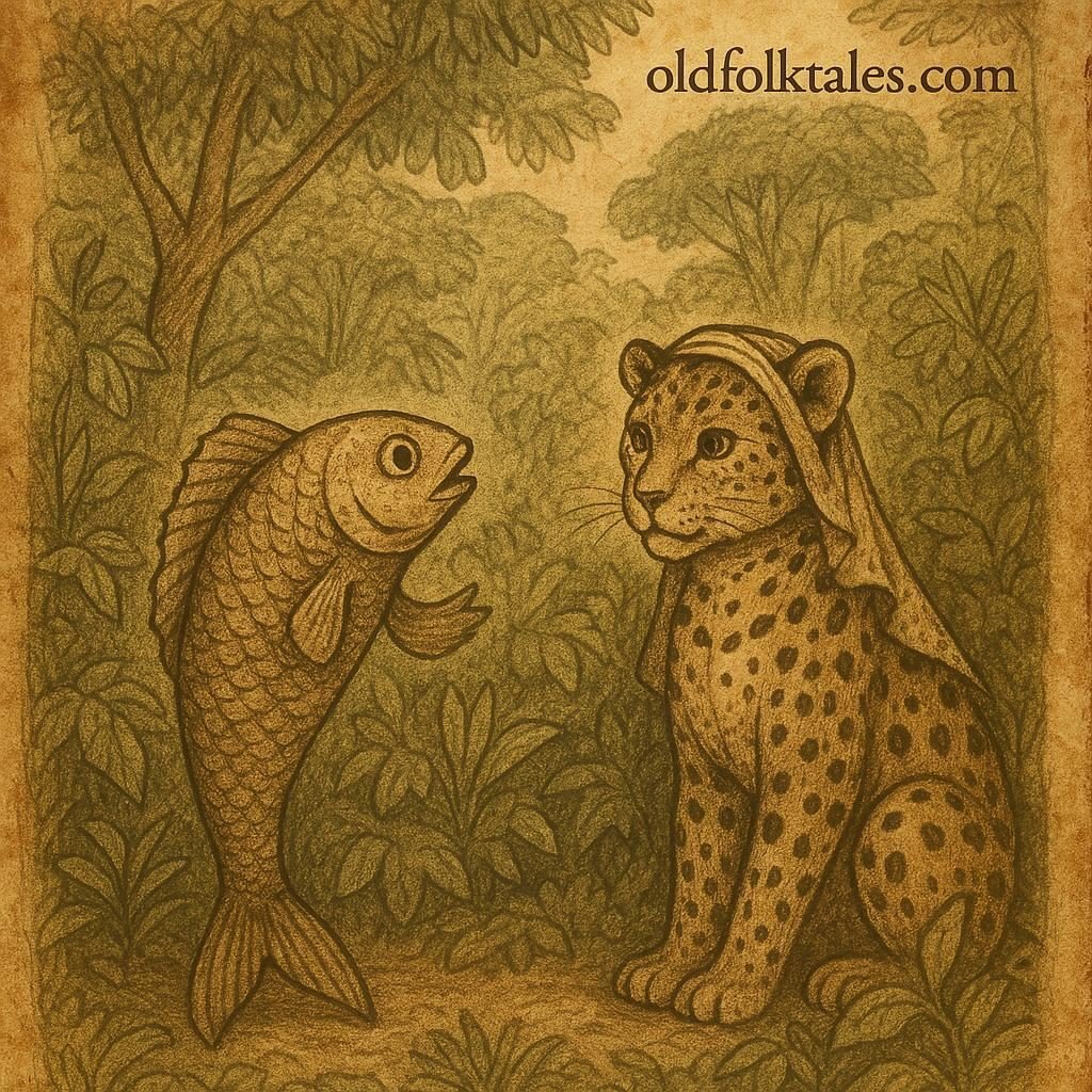 The fish visiting the leopard’s wife in the bush while the leopard is away – Calabar folktale