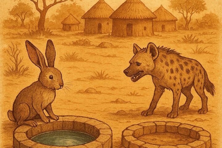 Hare and Hyena with wells – Wolof folktale