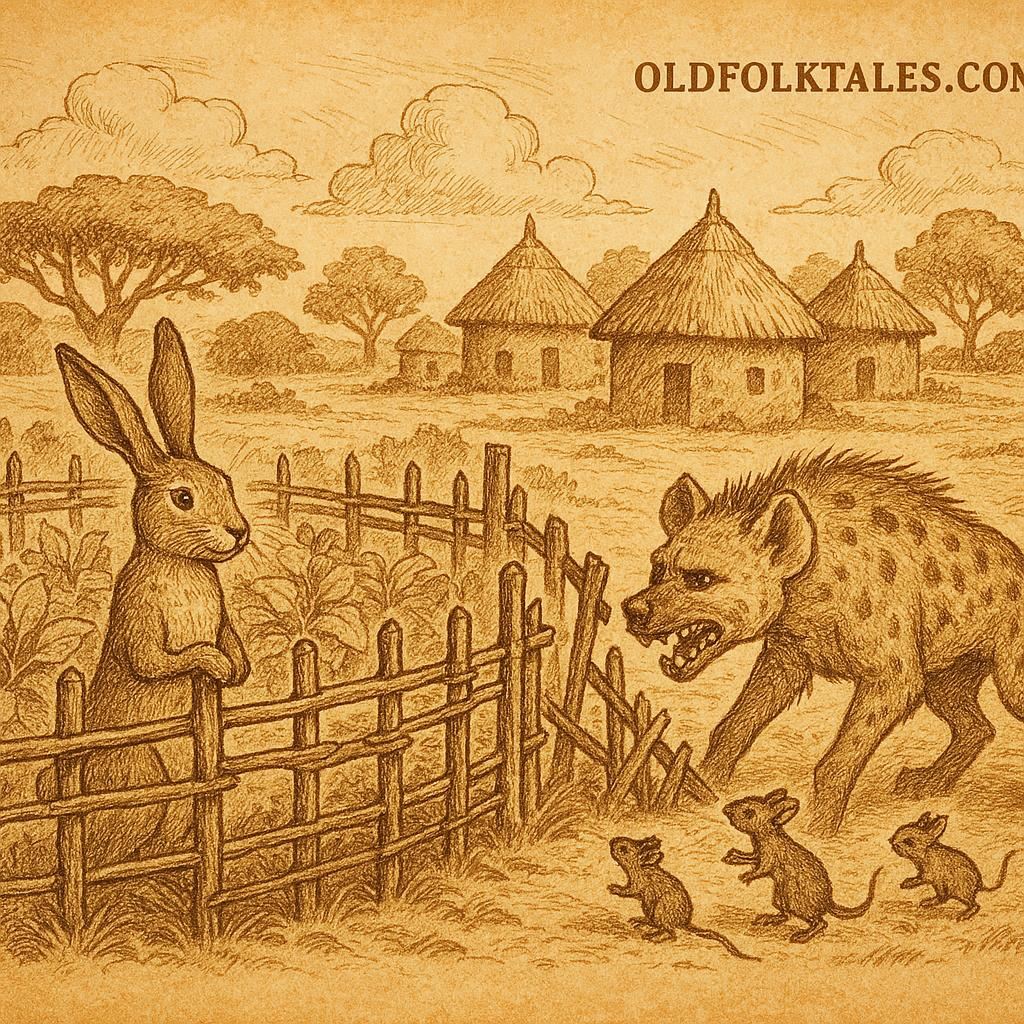 Hare and Hyena with fences – Wolof folktale