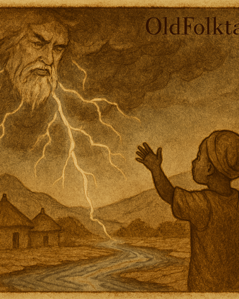 Lehlohonolo confronting thunder god.