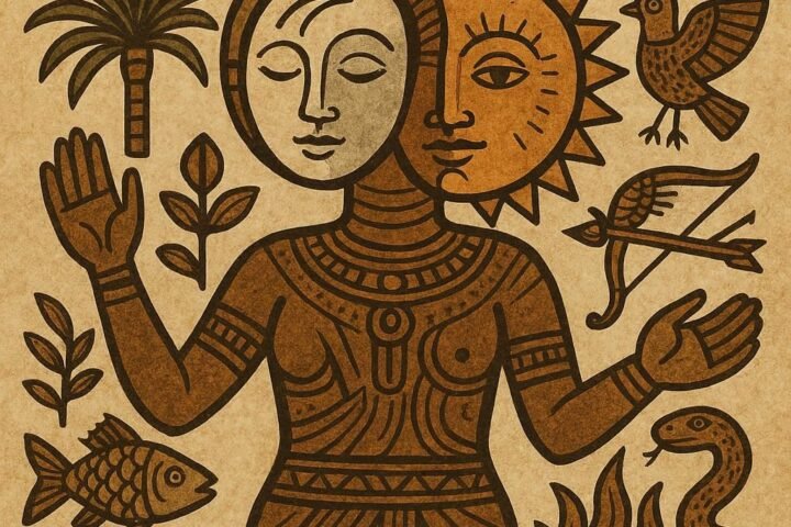Sun and moon faces and their children – Dahomean Folktale