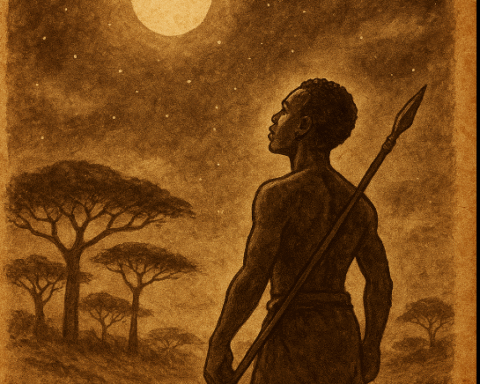 This is the story of the Hunter Who Chased the Moon