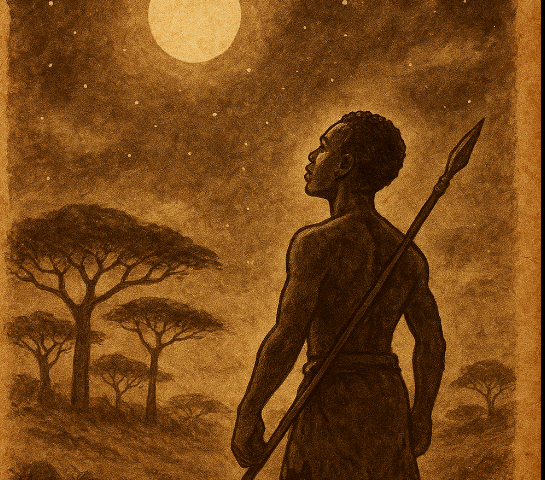 This is the story of the Hunter Who Chased the Moon