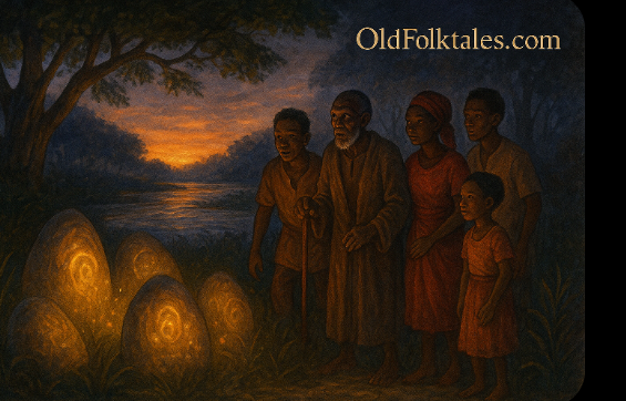 “How the Ancestors Spoke Through Stones to Guide the Banda People”