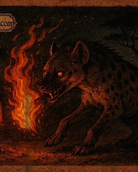 Hyena stealing fire from village Venda folklore South Africa