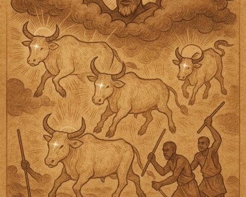 The Sky Cattle of Nhialic – Dinka Myth, South Sudanese Folktales