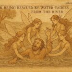 Yakob rescued by Water-fairies in a Congolese folktale about forgiveness, compassion, and reconciliation.