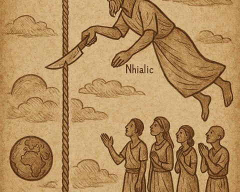 The Rope Between Heaven and Earth, Dinka creation myth – South Sudanese Folktales