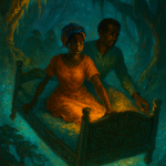 Discover the Togolese folktale of a shepherd’s daughter who outwits forest witches to save a prince. A myth of courage, wisdom, and ancient magic.