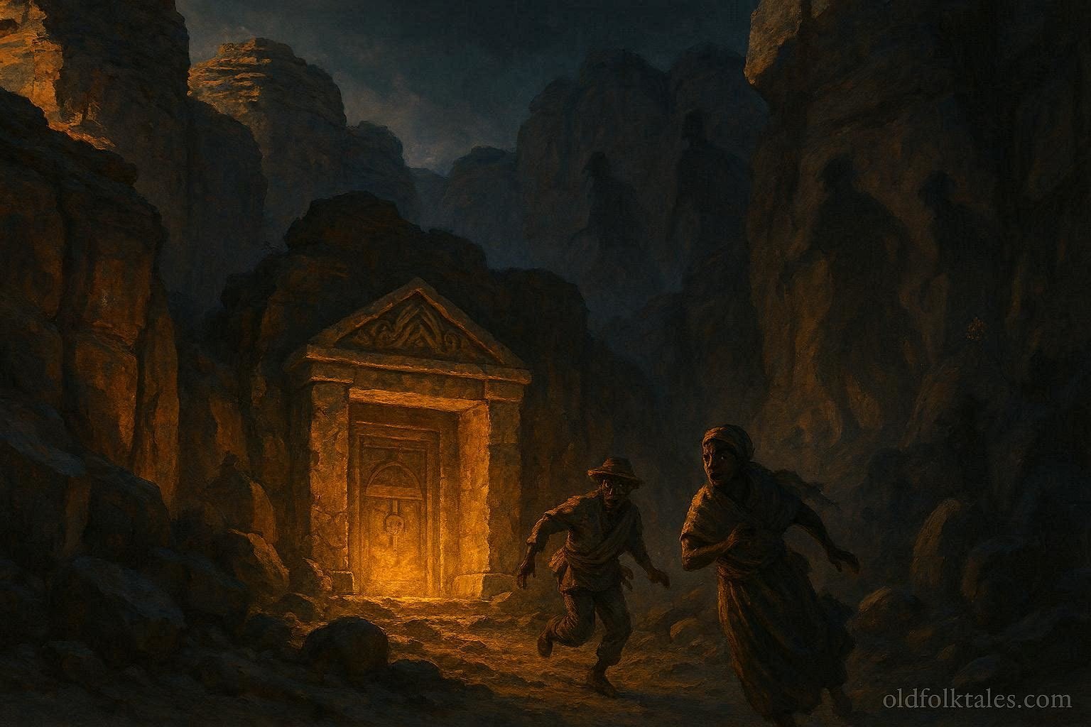 A sacred ancestral tomb hidden within the rocky canyons of Isalo in Madagascar