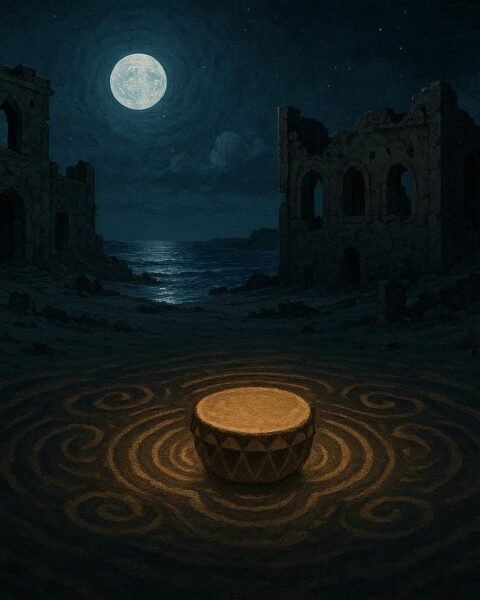 Ancient hidden drums beneath the sands of Hobyo sounding during conflict in Somalia