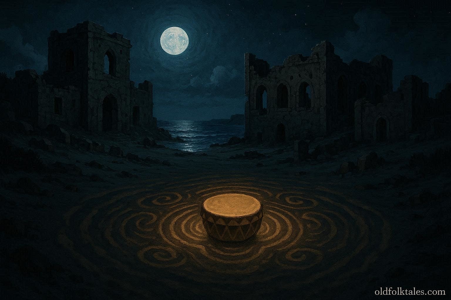 Ancient hidden drums beneath the sands of Hobyo sounding during conflict in Somalia