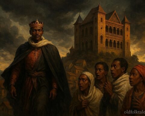 A royal prince returning to the ancient city of Antananarivo during political unrest