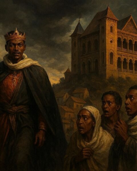 A royal prince returning to the ancient city of Antananarivo during political unrest