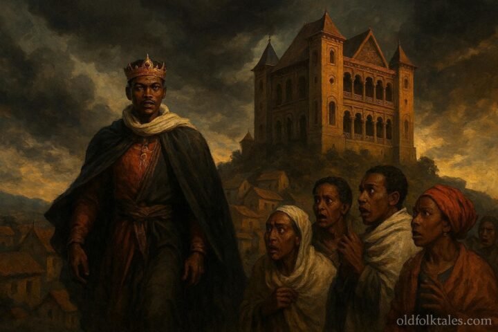 A royal prince returning to the ancient city of Antananarivo during political unrest