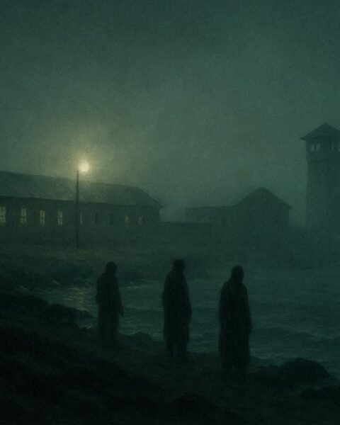 Mysterious shadowy figures and ghostly whistles on Robben Island at night