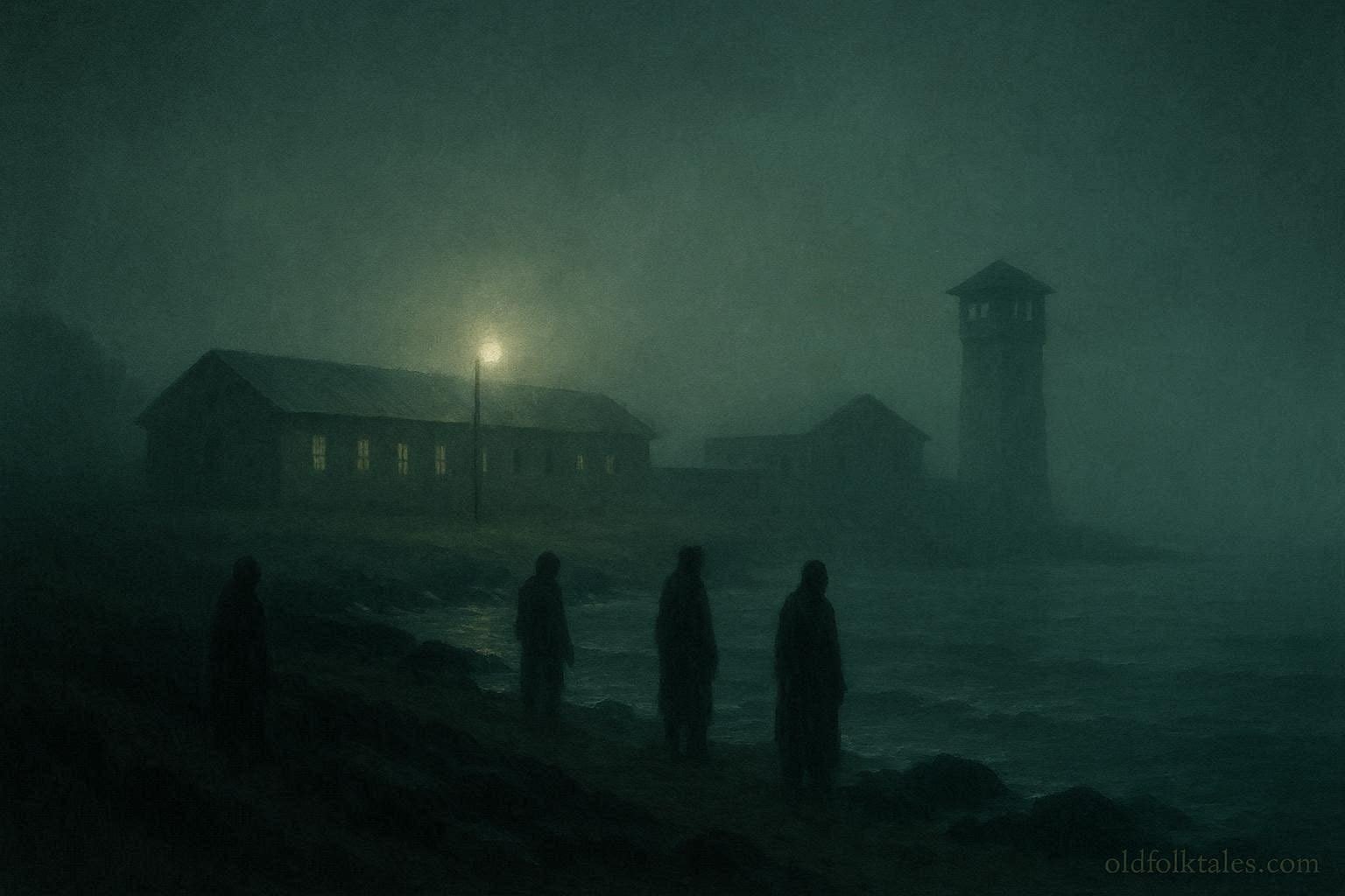 Mysterious shadowy figures and ghostly whistles on Robben Island at night