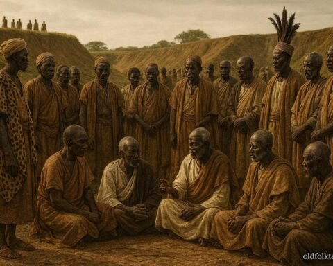 Banyoro chiefs and community leaders gathered at Bigo Earthworks to establish a covenant of peace, cooperation, and regional unity.