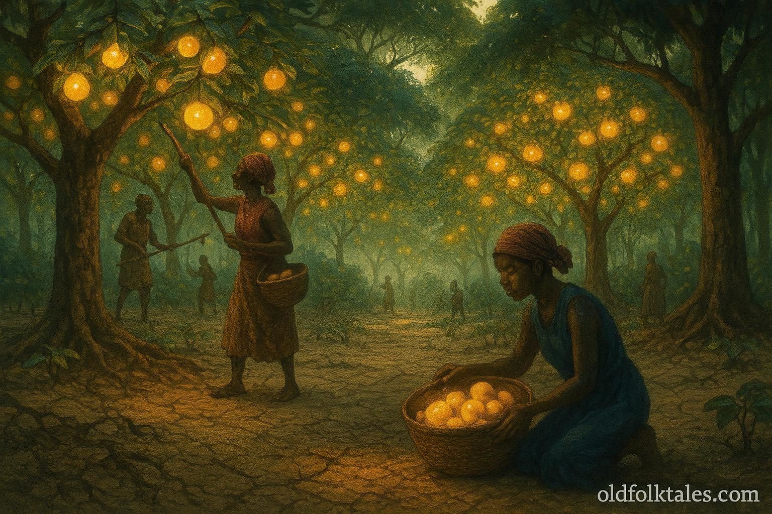 A mysterious orchard in the forests of Nyanga providing abundant fruit during a time of drought