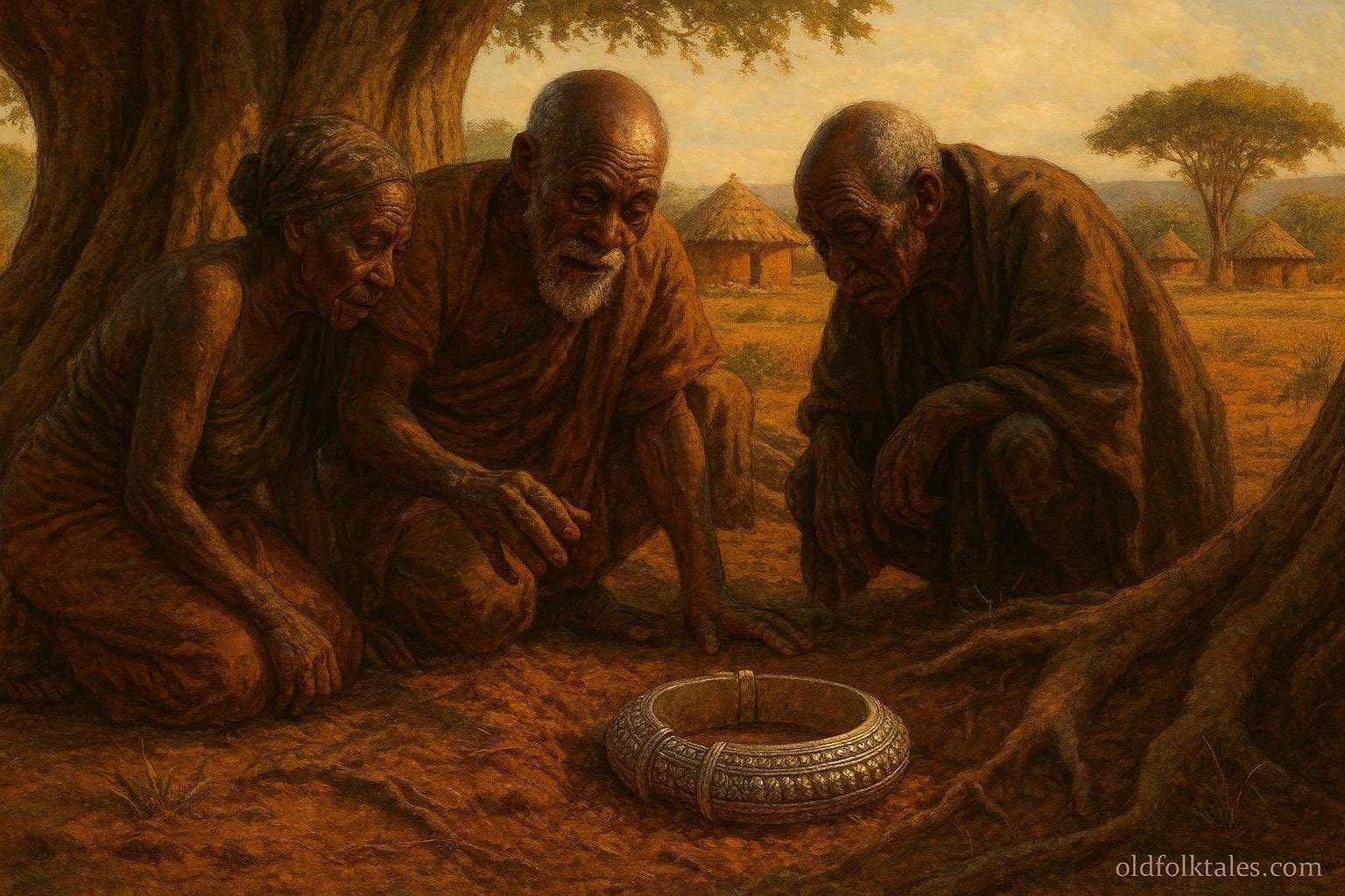 A legendary silver anklet discovered during a village dispute, symbolizing justice and fairness in a Zambian community.