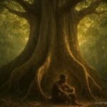 A giant ceiba tree in Río Muni believed to preserve ancestral wisdom and forgotten histories.
