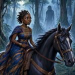 A young Baoulé bride journeys through a mysterious forest with a magical horse.