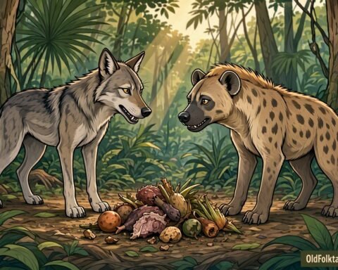 The Wolf and Hyena face each other as their fragile alliance falls apart.