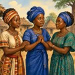Ama remembers the solemn promise she made with her two closest friends.