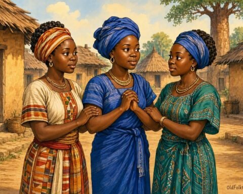 Ama remembers the solemn promise she made with her two closest friends.
