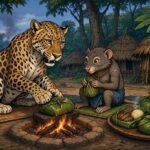 The Leopard and the Rat-Fouisseur during their troubled friendship in a Gabonese folktale.