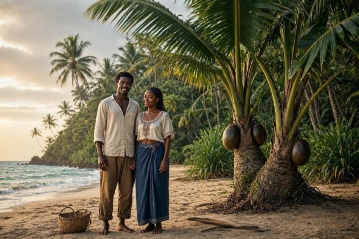 A young couple escapes to an island where their tragic love becomes linked to the legendary coco de mer.