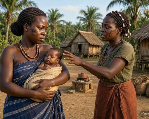 Ilombè searches for her stolen baby after a jealous woman takes the child.