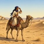 Udea journeys across the Libyan wilderness in search of her seven brothers.