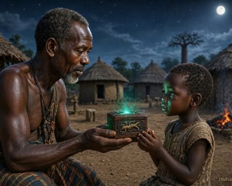 A father gives his youngest son a mysterious supernatural gift in a Zambian village.